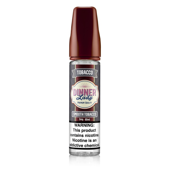 Dinner Lady Smooth Tobacco E Likit, 3mg Nikotin, 60ml Şişe