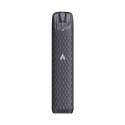 Uwell Popreel N1 Pod Mod koyu gri, elmas desenli kompakt elektronik sigara.
