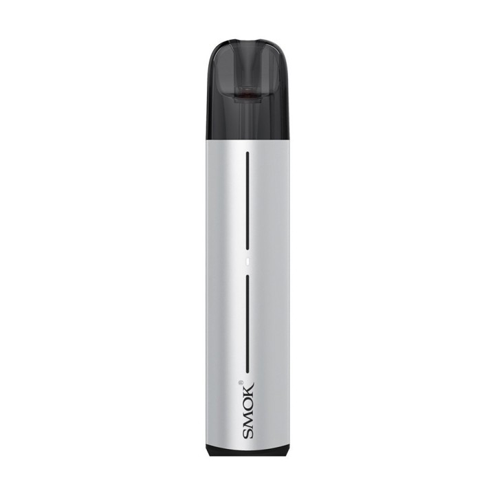 Smok Solus 2 Pod Mod Gümüş renkli, kompakt ve şık elektronik sigara.
