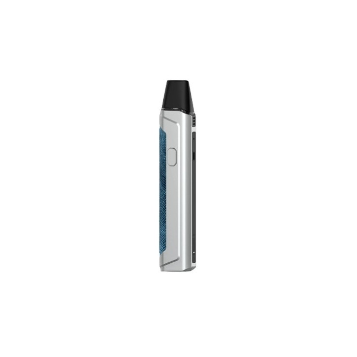 GeekVape Aegis One Pod Mod gümüş mavi denim yan panel ile
