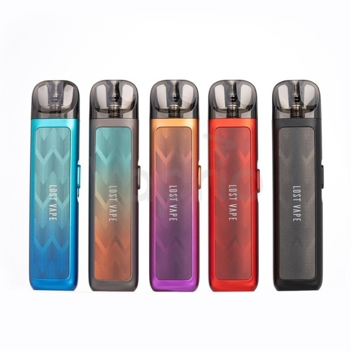 Lost Vape Ursa Nano Pod Mod renk seçenekleri: Mavi, Bronz, Mor, Kırmızı ve Siyah.
