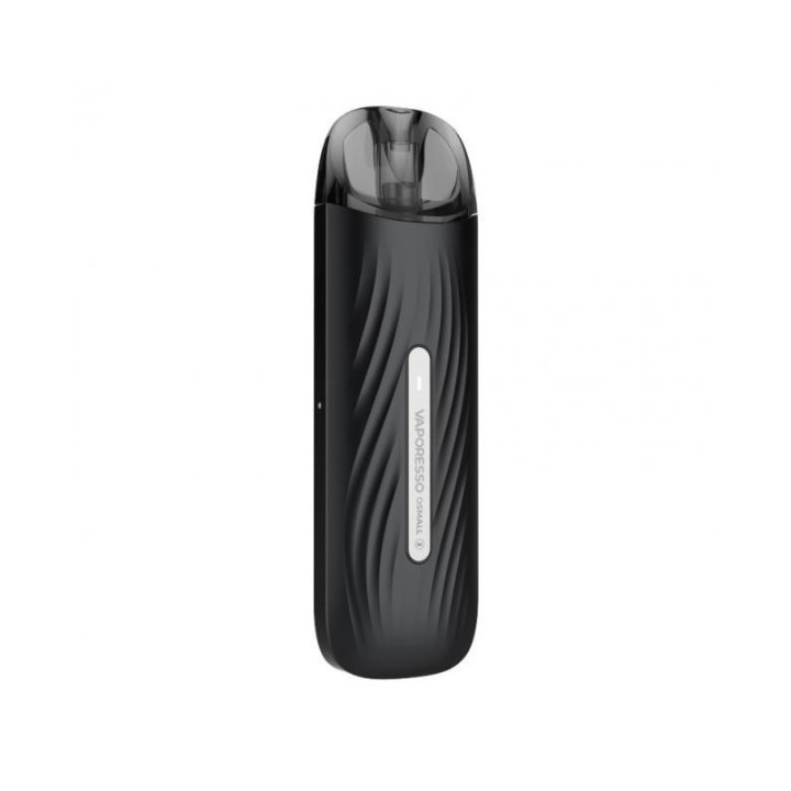 Vaporesso Osmall 2 Pod Mod Siyah, dalgalı tasarımlı, kompakt elektronik sigara.