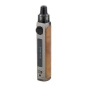 Smok RPM 25W Pod Mod kahverengi deri detaylı, gri gövdeli elektronik sigara.