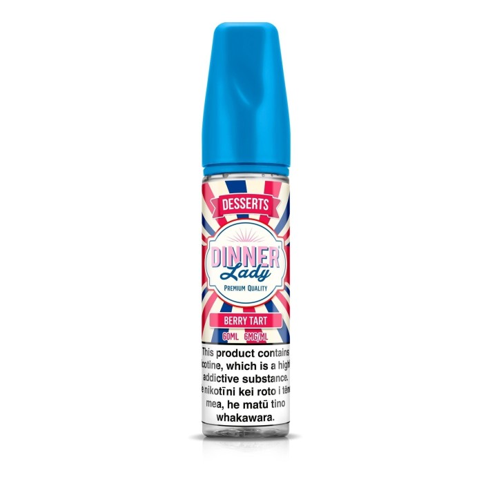 Dinner Lady Berry Tart E Likit 60ml, Mavi Kapaklı Premium Likit