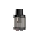 Smok RPM 85 100 Kartuş yedek tankı, şeffaf gri ve siyah ağızlık.