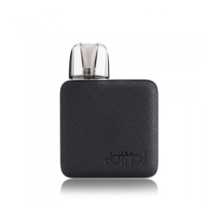 Siyah DotPod Nano Pod Mod, kompakt ve şık elektronik sigara cihazı.