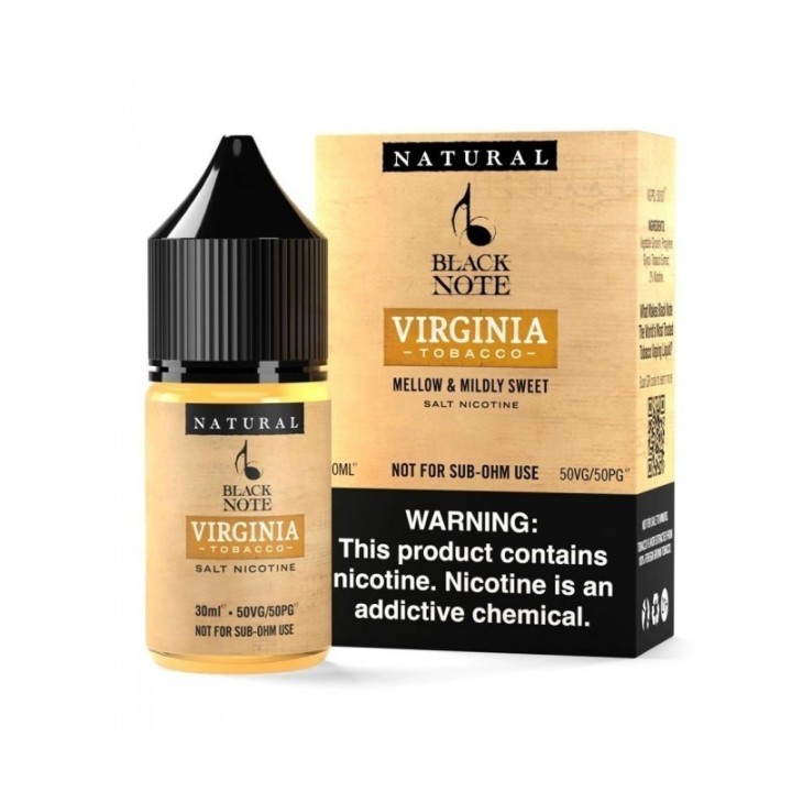 Black Note Virginia Tobacco Salt Likit 30ml Doğal Tütün Aroması
