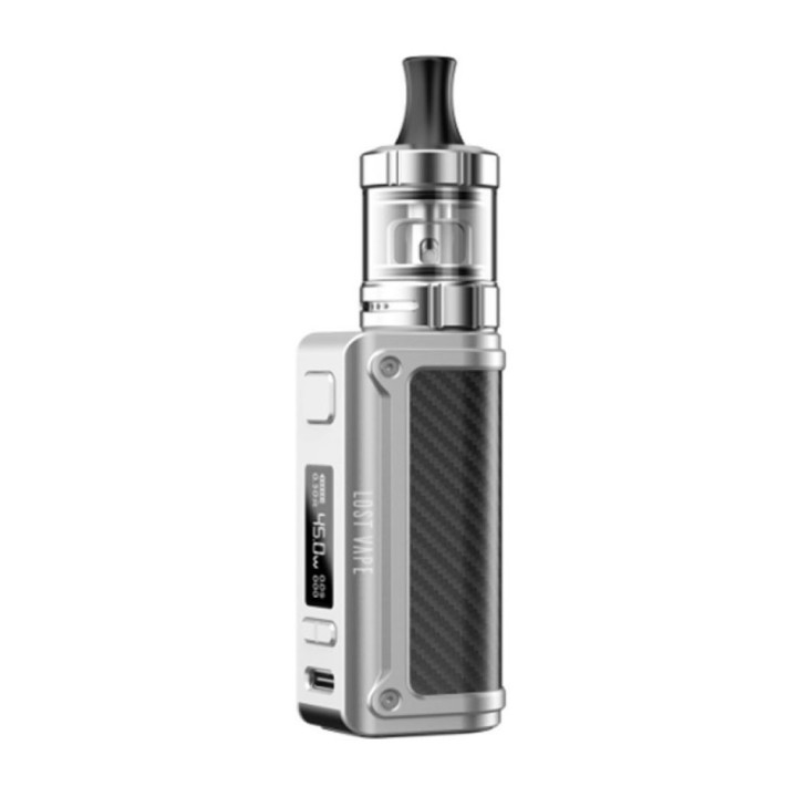 Lost Vape Thelema Mini Pod Mod Gümüş Karbon Fiber Elektronik Sigara