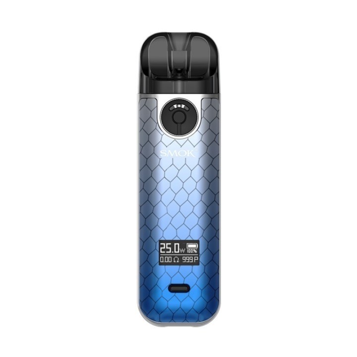 Smok NOVO 4 Pod Mod Mavi Balık Kılçığı Desenli Elektronik Sigara