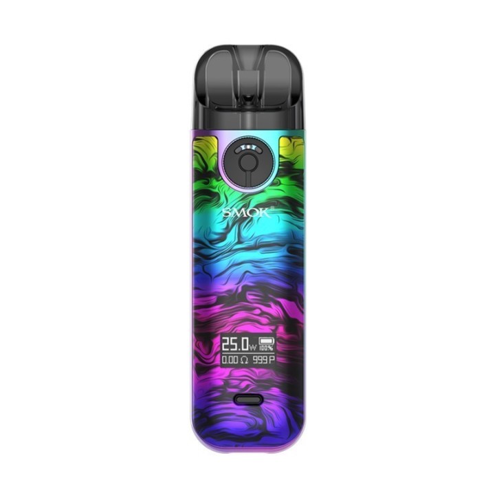 SMOK Novo 4 Pod Mod Rainbow, ayarlanabilir 25W ekranlı elektronik sigara.