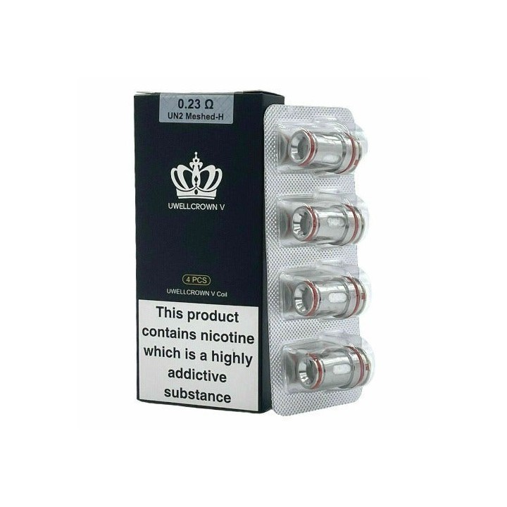 Uwell Crown V Coil 0.23 Ohm UN2 Meshed-H 4'lü paket