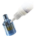 Joyetech EGO 510 Pod dolumu: Mavi şeffaf kartuşa likit doldurma.