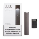 Gri Juul Cihazı Pod Mod, USB Şarj Dock'u ve kutusu.