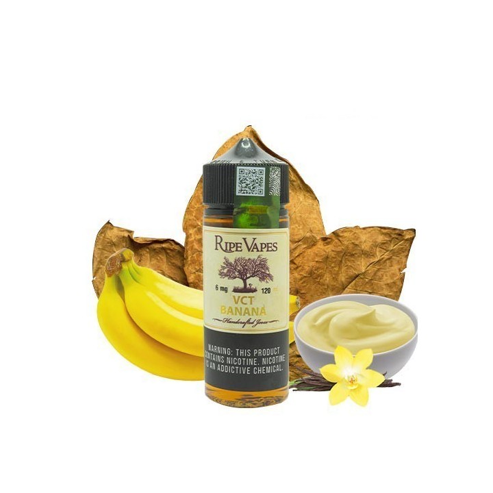 Ripe Vapes VCT Banana E Likit 120ml - Muzlu Tütün Aromalı Likit