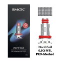 SMOK Nord PRO-Meshed 0.9Ω MTL Coil yedek kartuş, kırmızı conta.