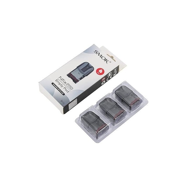Smok Nfix Pro Empty Pod Kartuş 3'lü Paket, Koyu Gri