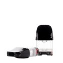 Uwell Caliburn G2 Kartuş yedek pod, siyah ağızlıklı, şeffaf tank.