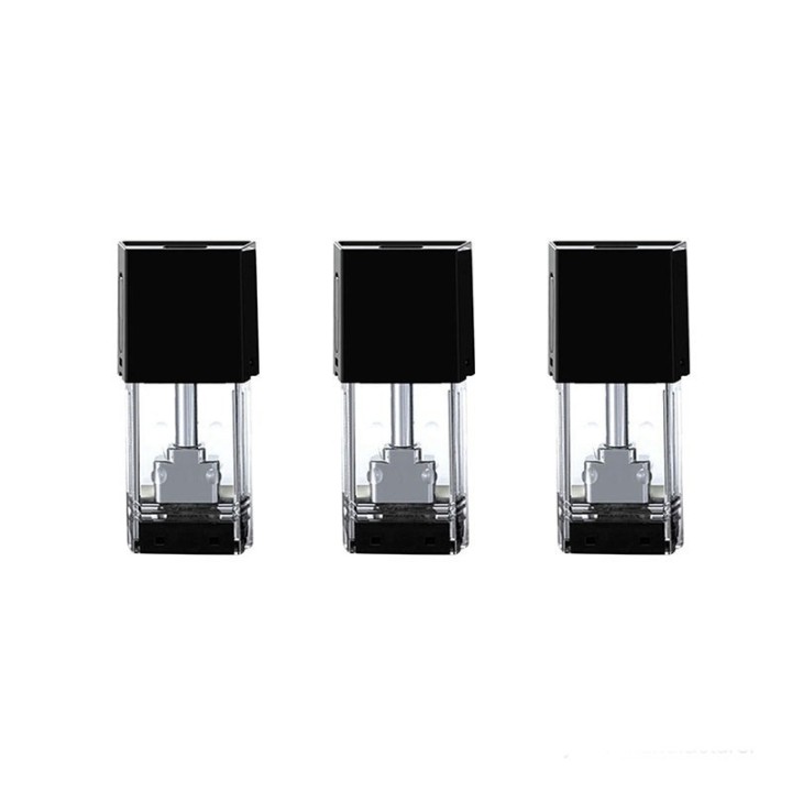 Smok Fit Kartuş yedek pod, siyah üst kapaklı, şeffaf hazne.