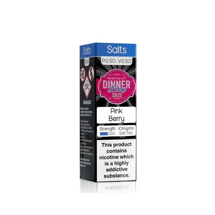 Dinner Lady Pink Berry Salt Likit 10mg/ml PG/VG Salt Nic E-Likit Kutusu