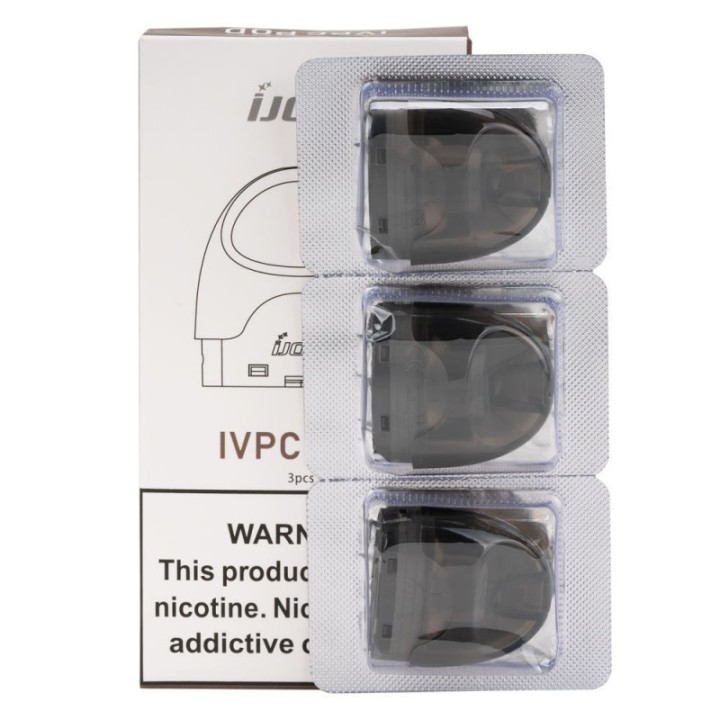 iJoy IVPC Kartuş 3'lü Paket, Siyah Pod Kartuşları