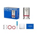 Vaporesso GTX RBA Coil yedek parça seti, tornavida ve pamuk dahil.