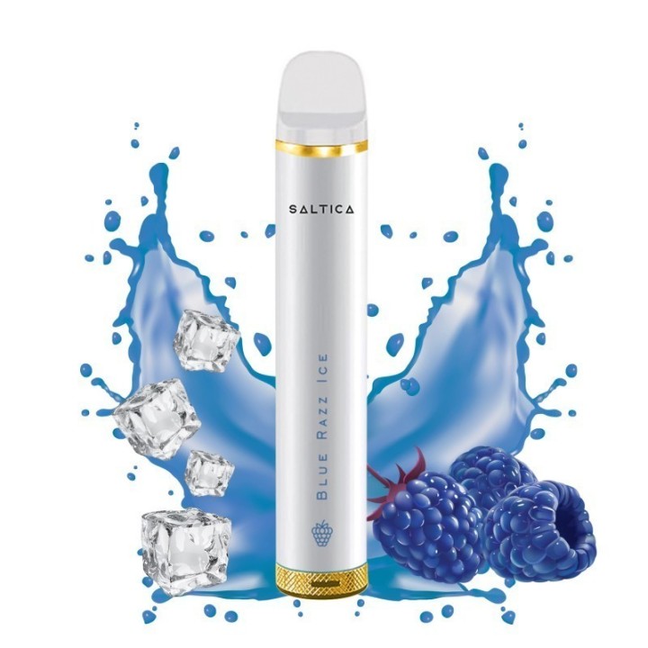 Saltica White 3500 Blue Razz Ice kullan at elektronik sigara.