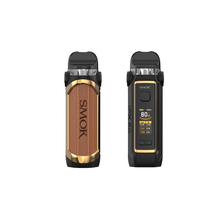 Smok IPX 80 Pod Mod Siyah Kahverengi Deri 80W VW Elektronik Sigara