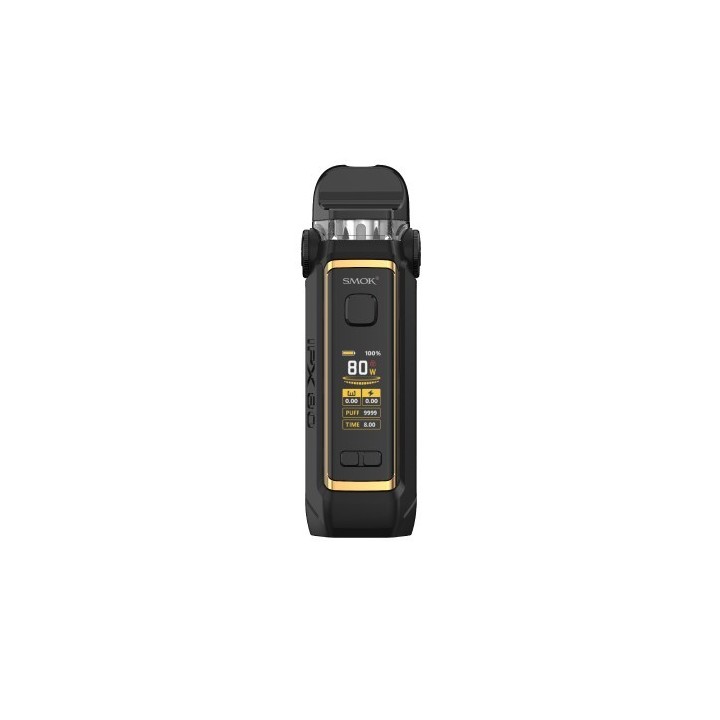 Smok IPX 80 Pod Mod Siyah Altın - 80W Dijital Ekranlı Elektronik Sigara