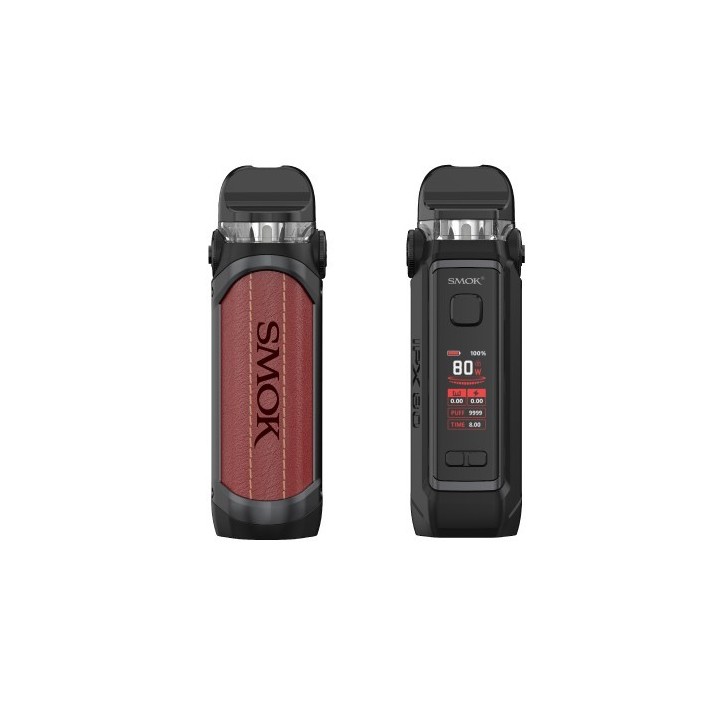 Smok IPX 80 Pod Mod Siyah Kırmızı Deri Kaplama Elektronik Sigara