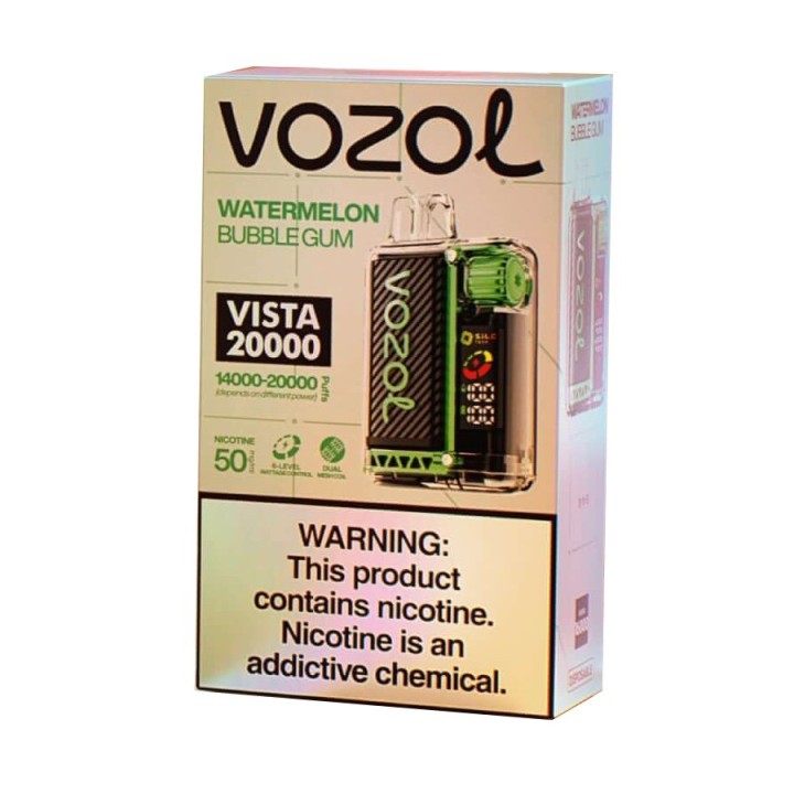 Vozol Vista 20000 Karpuz Sakızlı Tek Kullanımlık Elektronik Sigara Kutusu