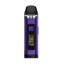 Uwell Crown D Pod Mod mor renkli, ekranlı elektronik sigara cihazı.
