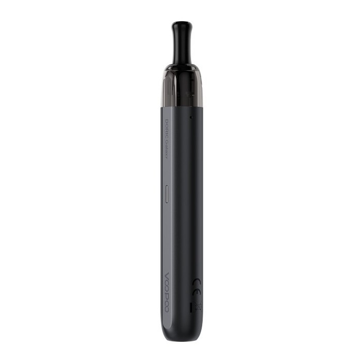 Voopoo Doric Galaxy Pen Pod Mod koyu gri, şık elektronik sigara cihazı.