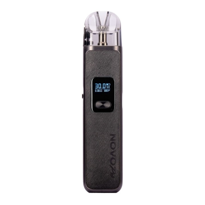 Smok NOVO Pro Pod Mod, siyah renk, ayarlanabilir watt ekranlı.