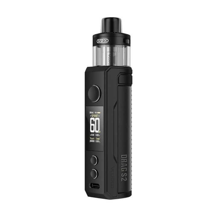 Voopoo Drag X2 Pod Mod Siyah, Dijital Ekranlı Elektronik Sigara