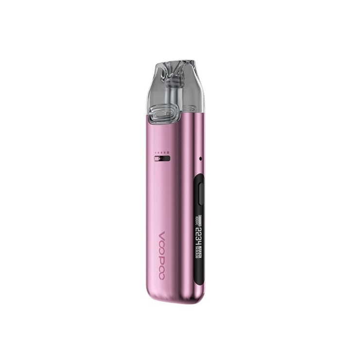 Voopoo VMate Pro Pod Mod pembe renkli, dijital ekranlı elektronik sigara