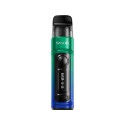 Smok RPM C Pod Mod yeşil-mavi renkli, dijital ekranlı elektronik sigara.