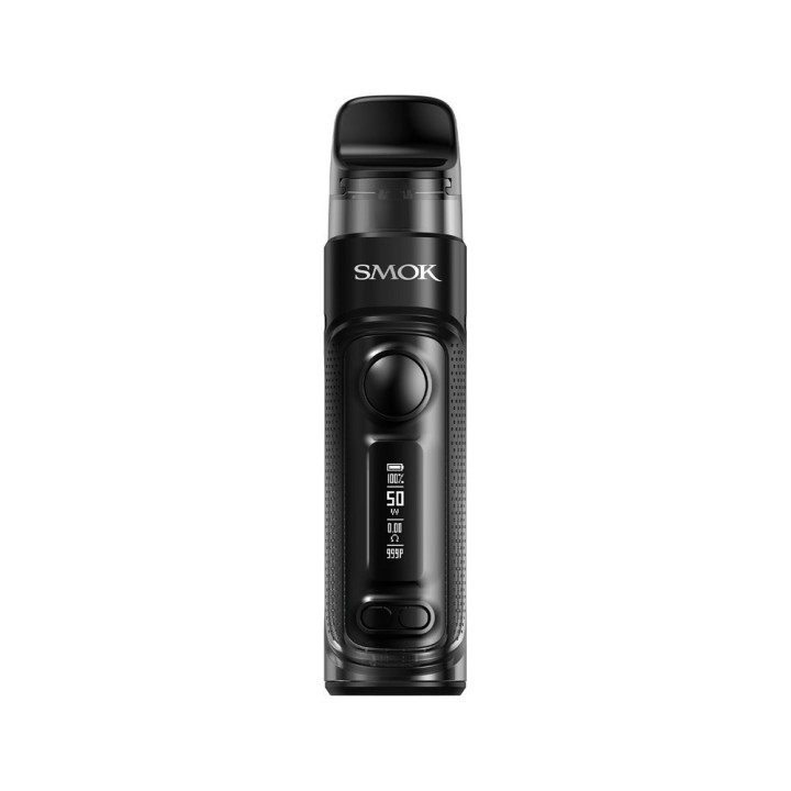 Smok RPM C Pod Mod Siyah, dijital ekranlı, kompakt elektronik sigara.