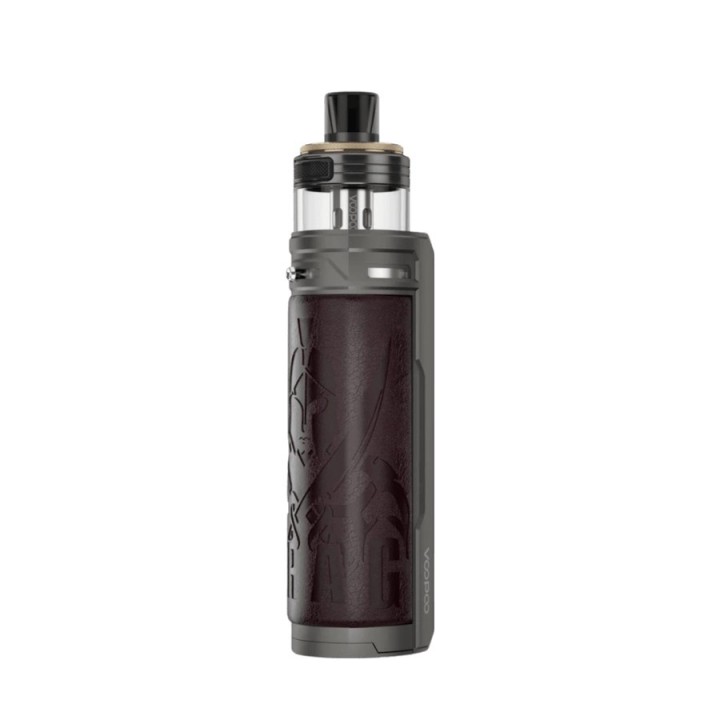 Voopoo Drag X PnP X Pod Mod Gri Koyu Kahverengi Deri Kaplama