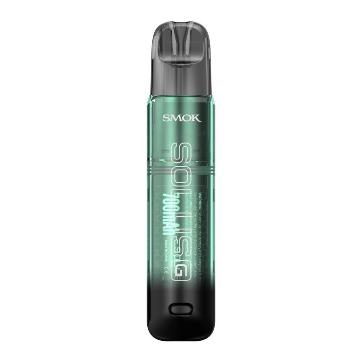 Smok Solus G Pod Mod 700mAh yeşil, kompakt pod elektronik sigara.