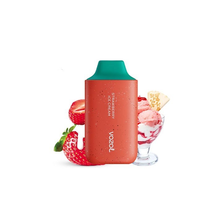 Vozol Star 6000 Kullan At Çilekli Dondurma Aromalı Tek Kullanımlık Elektronik Sigara
