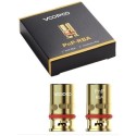 Voopoo PnP RBA Coil altın renkli, yedek kartuş ve kutusu.
