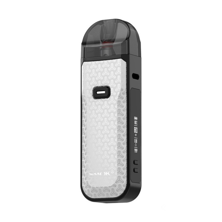 Smok Nord 5 Pod Mod Beyaz Gümüş Desenli Elektronik Sigara Cihazı