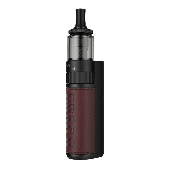 Voopoo Drag Q Pod Mod Siyah Kırmızı Deri Kaplama Elektronik Sigara