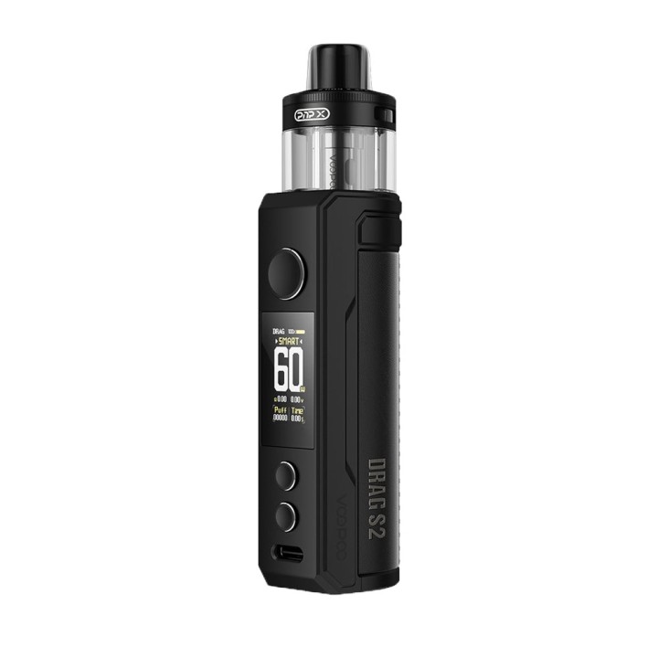Siyah Voopoo Drag S2 Pod Mod Elektronik Sigara Cihazı