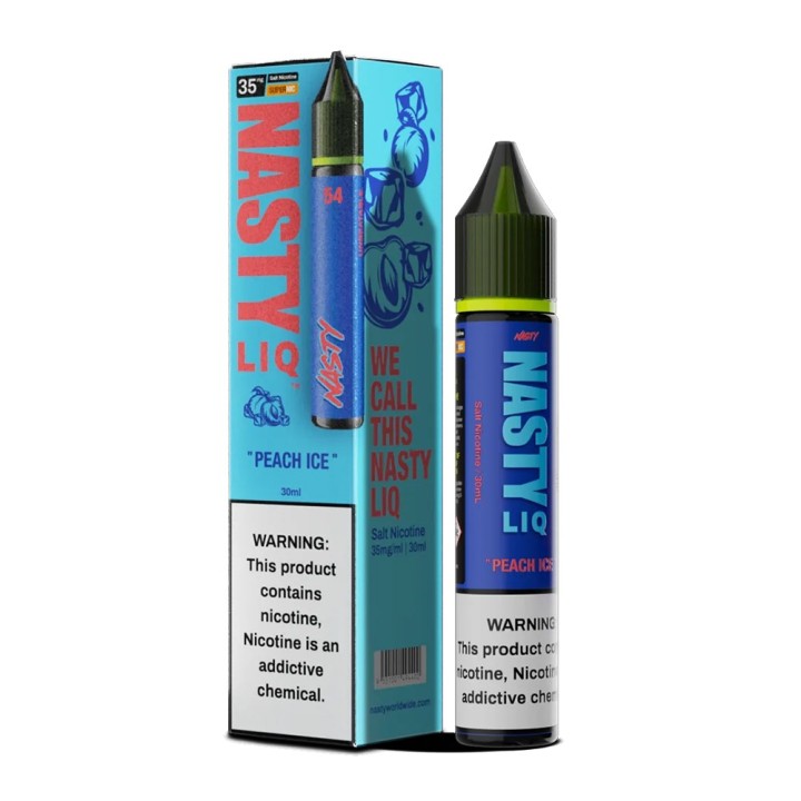 Nasty Juice Liq Peach Ice Salt Likit 35mg 30ml Mavi Kutu