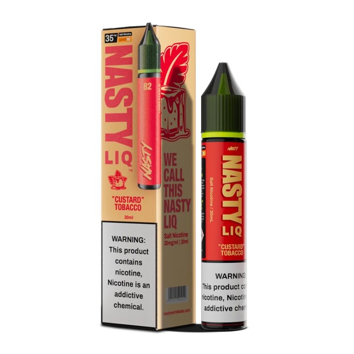 Nasty Juice Liq Custard Tobacco Salt Likit 30ml Kutu ve Şişe