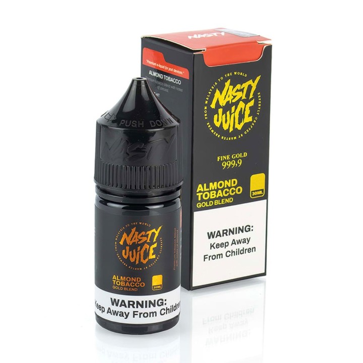 Nasty Juice Gold Blend Salt Likit 30ml Almond Tobacco Premium E-Likit