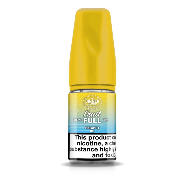 Dinner Lady Fruit Full Pineapple Ice Salt Likit 30ml sarı kapaklı