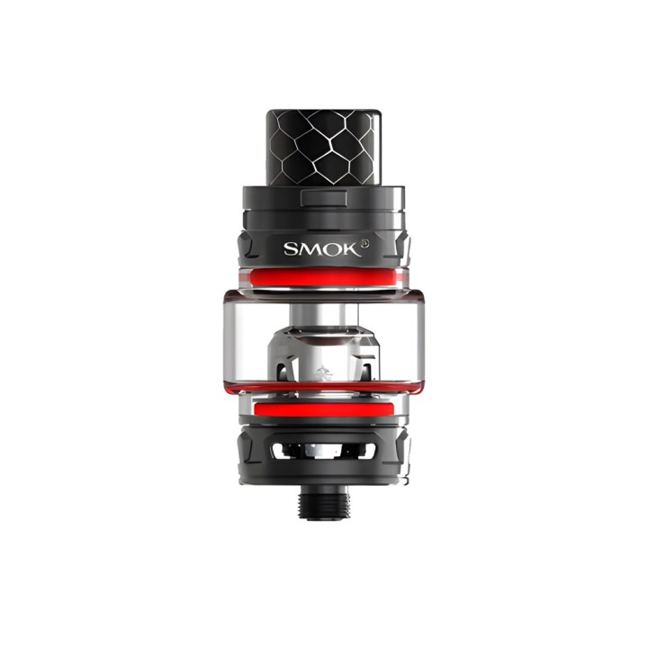Smok TVF12 Baby Prince Atomizer Kartuş siyah kırmızı detaylı yedek parça.