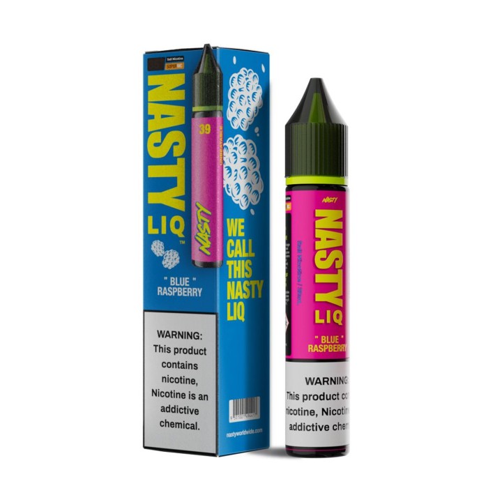 Nasty Juice Liq Blue Raspberry E Likit, Pembe ve Mavi Ambalajlı